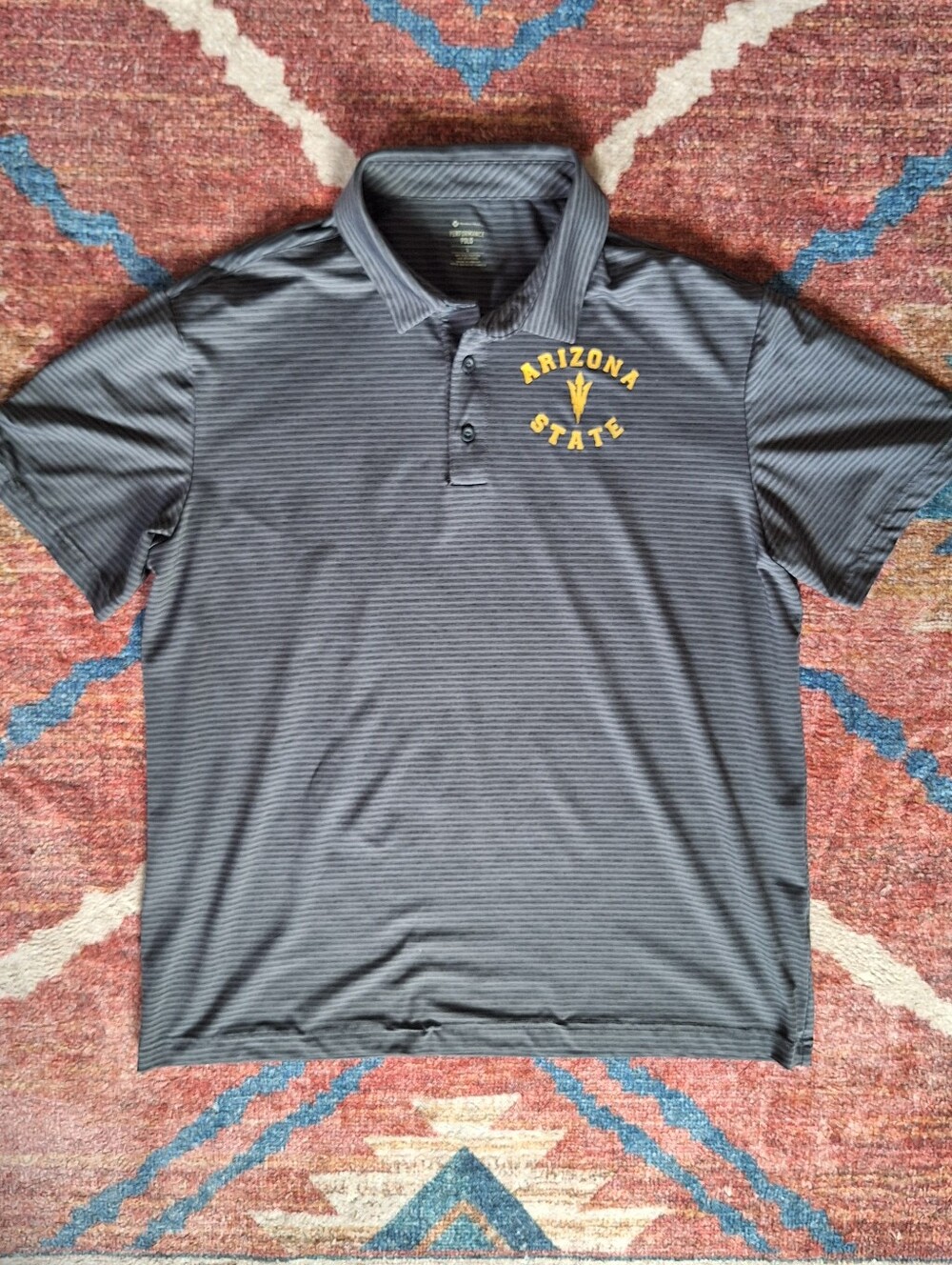 Arizona State Sun Devils Gray Performance Polo
